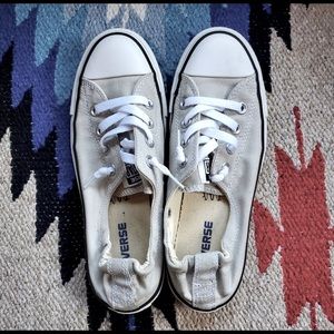 Converse grey slip-on sneakers, excellent condition